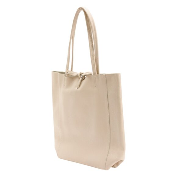 MARLON Made In Italy Leather Unlined Shopper Tote - Picture 3 of 3